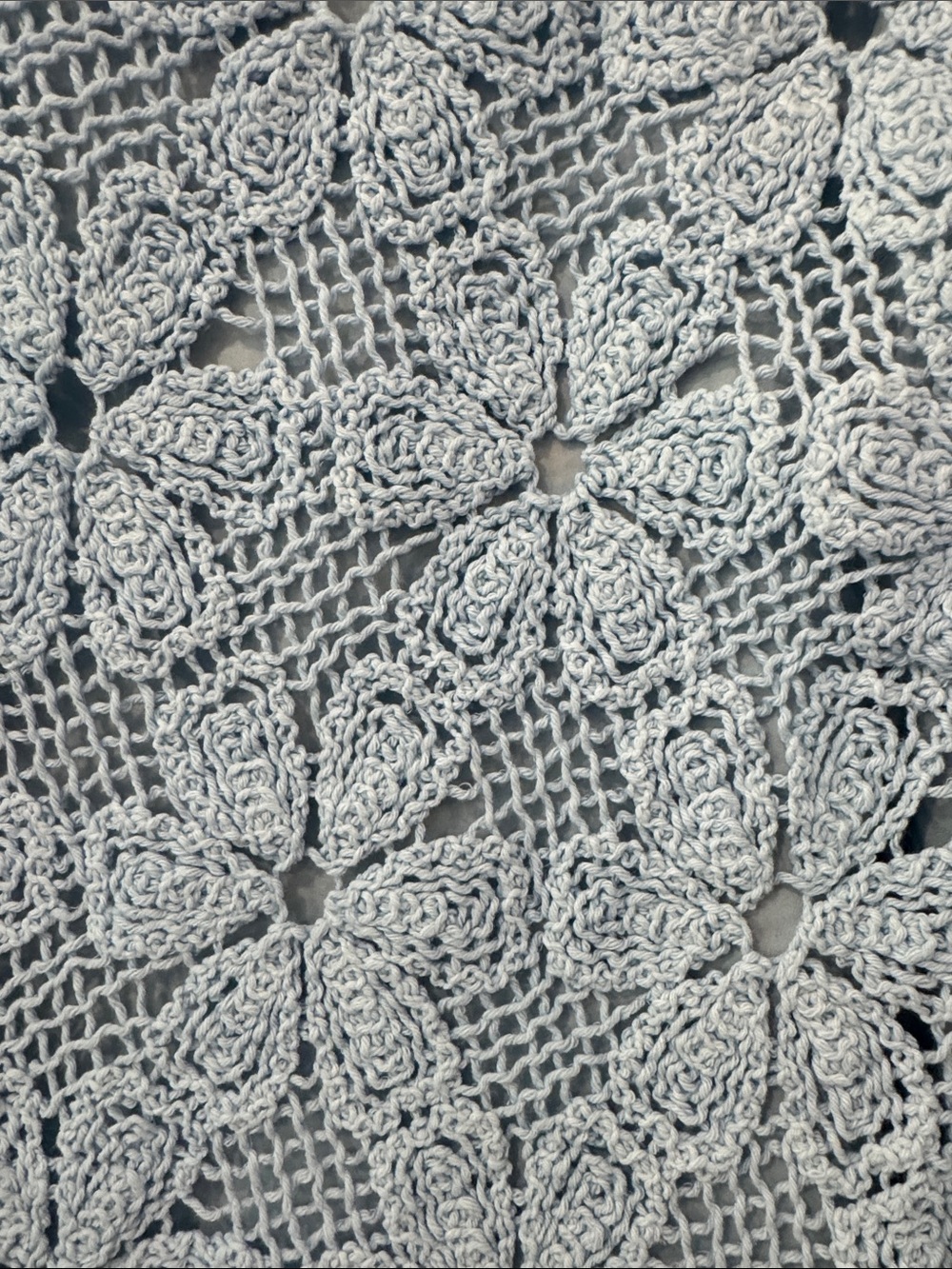 Tuckernuck Light Blue Lace Crochet Mini Dress - Picture 3 of 7